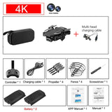 2020 new mini RC drone 4K HD camera WiFi Fpv air pressure altitude maintenance 15 minutes battery life foldable Quadcopter toy