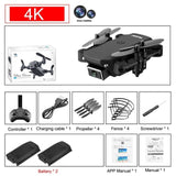 2020 new mini RC drone 4K HD camera WiFi Fpv air pressure altitude maintenance 15 minutes battery life foldable Quadcopter toy