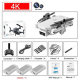 2020 new mini RC drone 4K HD camera WiFi Fpv air pressure altitude maintenance 15 minutes battery life foldable Quadcopter toy