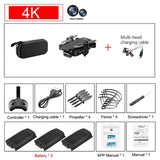 2020 new mini RC drone 4K HD camera WiFi Fpv air pressure altitude maintenance 15 minutes battery life foldable Quadcopter toy